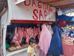 Harga Jual Daging di Pasar Tradisional Turun Pasca Idul Fitri