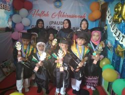 PAUD Gemilang Salsabila ini Gelar Prosesi Wisuda Murah Meriah