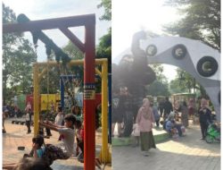 Liburan Sekolah, Taman di Kota Tangerang ini Padat Pengunjung